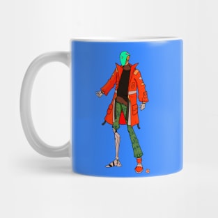 Cyberpunk Character Drawing Mug